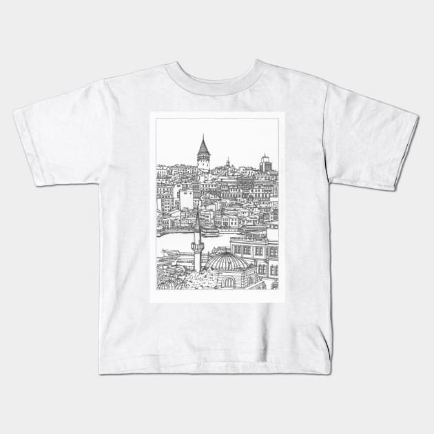 Istanbul Kids T-Shirt by valery in the gallery